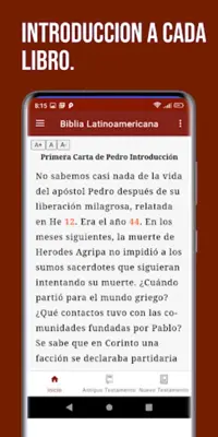 Biblia Latinoamericana android App screenshot 10