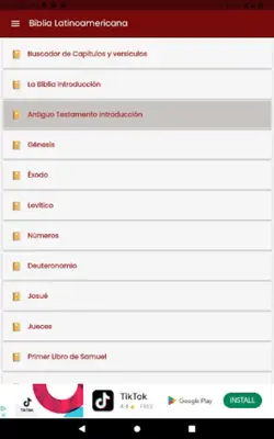 Biblia Latinoamericana android App screenshot 1