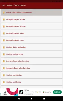 Biblia Latinoamericana android App screenshot 2