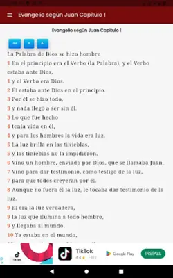 Biblia Latinoamericana android App screenshot 3