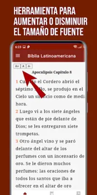 Biblia Latinoamericana android App screenshot 7